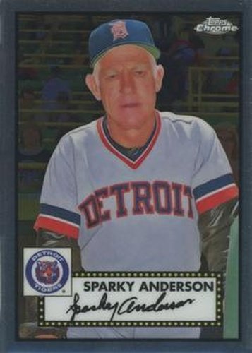 #625 Sparky Anderson - Detroit Tigers - 2021 Topps Chrome Platinum Anniversary Baseball