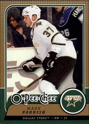 #625 Mark Parrish - Dallas Stars - 2008-09 O-Pee-Chee Hockey
