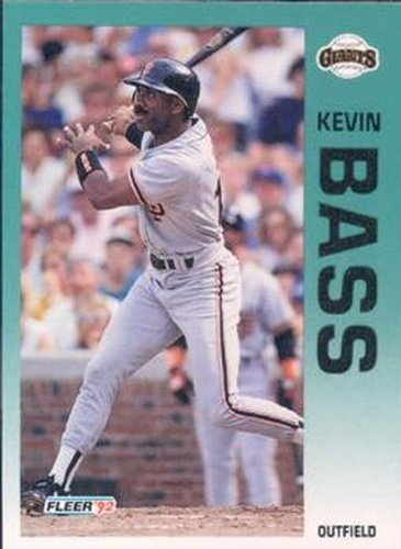#626 Kevin Bass - San Francisco Giants - 1992 Fleer Baseball
