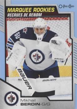 #626 Mikhail Berdin - Winnipeg Jets - 2020-21 O-Pee-Chee Update Blue Hockey