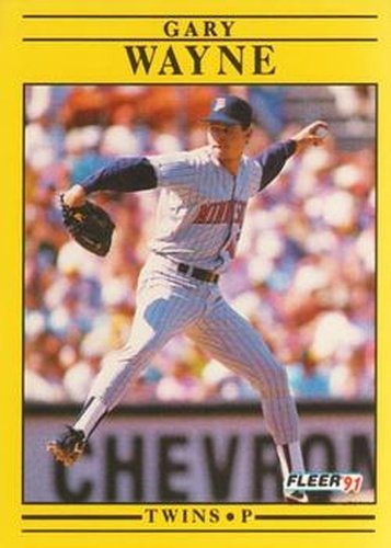 #626 Gary Wayne - Minnesota Twins - 1991 Fleer Baseball