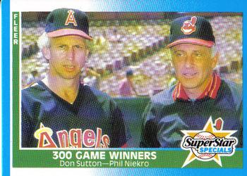#626 Don Sutton / Phil Niekro - California Angels / Cleveland Indians - 1987 Fleer Baseball