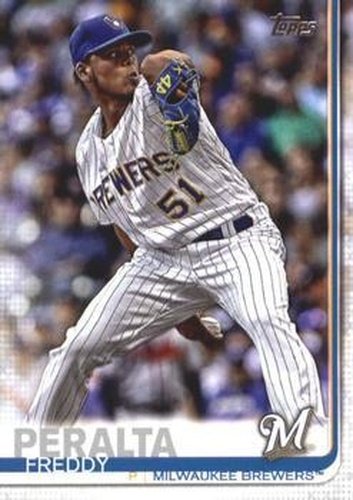 #627 Freddy Peralta - Milwaukee Brewers - 2019 Topps Baseball