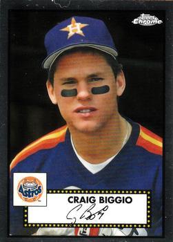 #628 Craig Biggio - Houston Astros - 2021 Topps Chrome Platinum Anniversary Baseball
