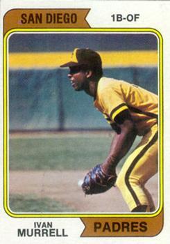 #628 Ivan Murrell - San Diego Padres - 1974 Topps Baseball