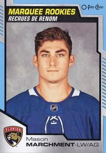 #628 Mason Marchment - Florida Panthers - 2020-21 O-Pee-Chee Update Blue Hockey