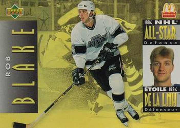 #McD-17 Rob Blake - Los Angeles Kings - 1994-95 Upper Deck McDonald's Hockey