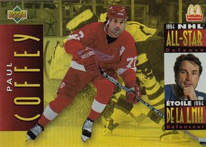 #McD-19 Paul Coffey - Detroit Red Wings - 1994-95 Upper Deck McDonald's Hockey