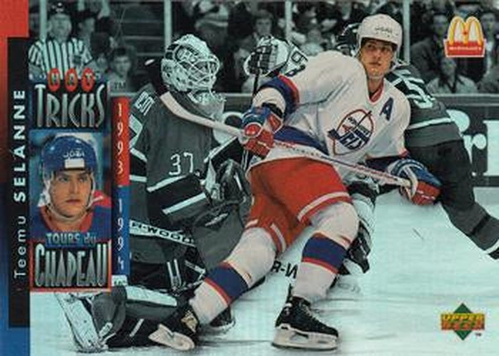 #McD-25 Teemu Selanne - Winnipeg Jets - 1994-95 Upper Deck McDonald's Hockey