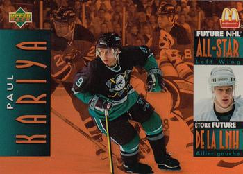 #McD-32 Paul Kariya - Anaheim Mighty Ducks - 1994-95 Upper Deck McDonald's Hockey