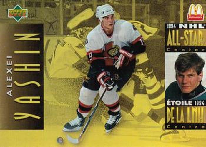 #McD-03 Alexei Yashin - Ottawa Senators - 1994-95 Upper Deck McDonald's Hockey