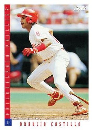 #629 Braulio Castillo - Philadelphia Phillies - 1993 Score Baseball