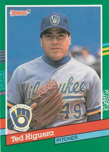 #629 Ted Higuera - Milwaukee Brewers - 1991 Donruss Baseball