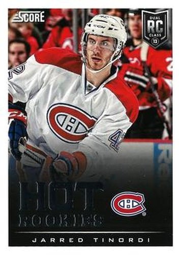 #629 Jarred Tinordi - Montreal Canadiens - 2013-14 Score Hockey