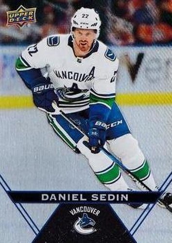 #62 Daniel Sedin - Vancouver Canucks - 2018-19 Upper Deck Tim Hortons Hockey
