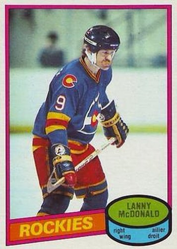 #62 Lanny McDonald - Colorado Rockies - 1980-81 O-Pee-Chee Hockey