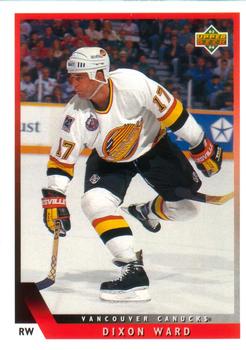 #62 Dixon Ward - Vancouver Canucks - 1993-94 Upper Deck Hockey