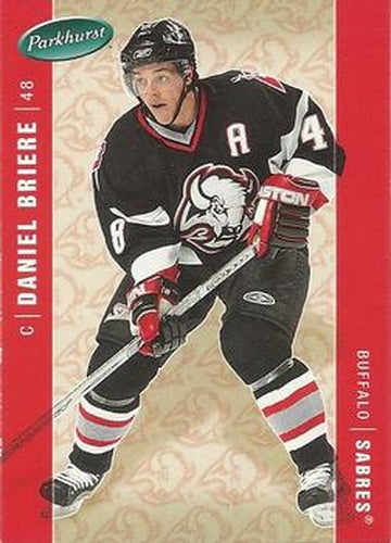 #62 Daniel Briere - Buffalo Sabres - 2005-06 Parkhurst Hockey