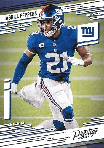 #62 Jabrill Peppers - New York Giants - 2021 Panini Prestige Football