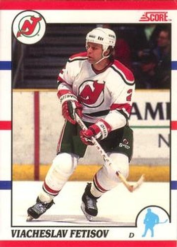 #62 Viacheslav Fetisov - New Jersey Devils - 1990-91 Score Canadian Hockey