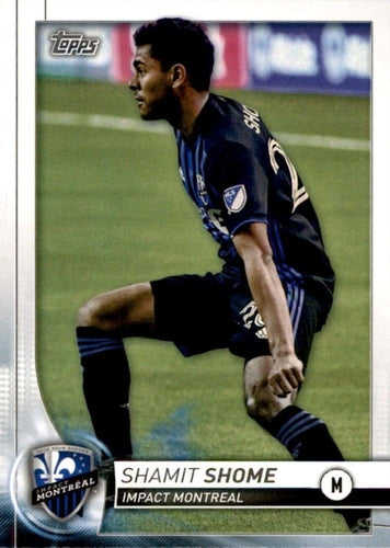 #62 Shamit Shome - Montreal Impact - 2020 Topps MLS Soccer