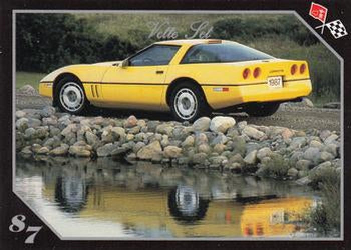 #62 1987 Corvette Sport Coupe - 1991 Collect-A-Card Vette Set