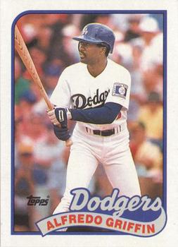 #62 Alfredo Griffin - Los Angeles Dodgers - 1989 Topps Baseball