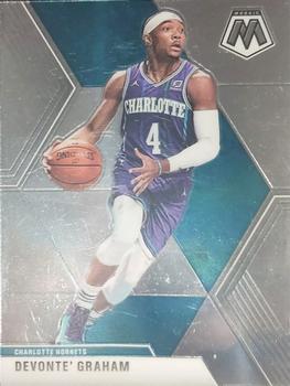 #62 Devonte' Graham - Charlotte Hornets - 2019-20 Panini Mosaic Basketball