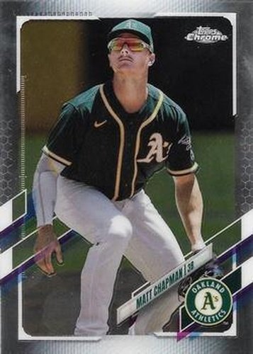 #62 Matt Chapman - Oakland Athletics - 2021 Topps Chrome Baseball