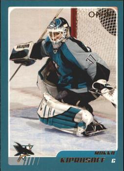 #62 Miikka Kiprusoff - San Jose Sharks - 2003-04 O-Pee-Chee Hockey