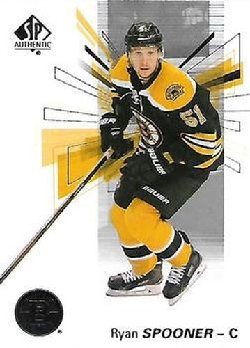 #62 Ryan Spooner - Boston Bruins - 2016-17 SP Authentic Hockey