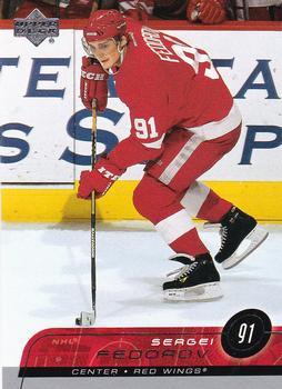 #62 Sergei Fedorov - Detroit Red Wings - 2002-03 Upper Deck Hockey