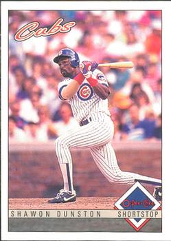 #62 Shawon Dunston - Chicago Cubs - 1993 O-Pee-Chee Baseball