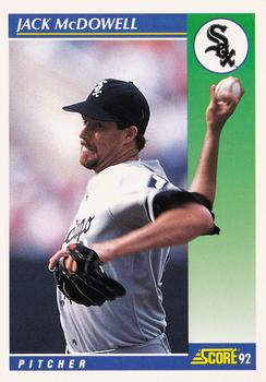 #62 Jack McDowell - Chicago White Sox - 1992 Score Baseball