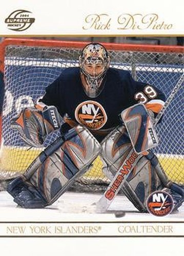 #62 Rick DiPietro - New York Islanders - 2003-04 Pacific Supreme Hockey