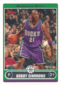 #62 Bobby Simmons - Milwaukee Bucks - 2006-07 Topps Basketball