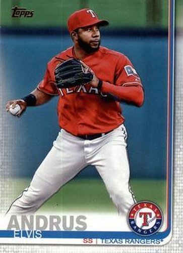 #62a Elvis Andrus - Texas Rangers - 2019 Topps Baseball
