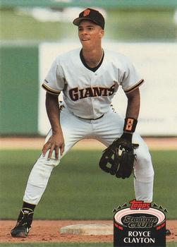 #630 Royce Clayton - San Francisco Giants - 1992 Stadium Club Baseball