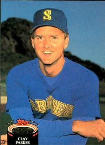 #631 Clay Parker - Seattle Mariners - 1992 Stadium Club Baseball