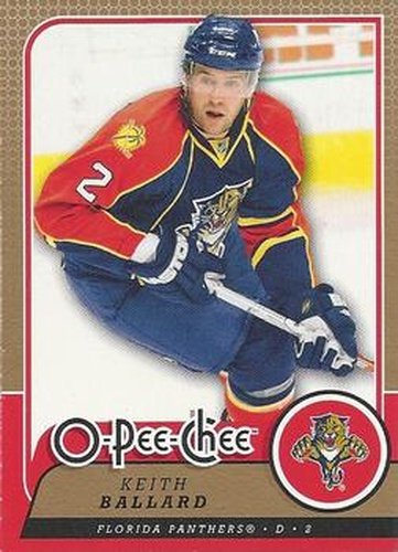 #631 Keith Ballard - Florida Panthers - 2008-09 O-Pee-Chee Hockey