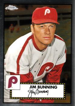 #631 Jim Bunning - Philadelphia Phillies - 2021 Topps Chrome Platinum Anniversary Baseball
