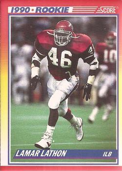 #631 Lamar Lathon - Houston Cougars / Houston Oilers - 1990 Score Football