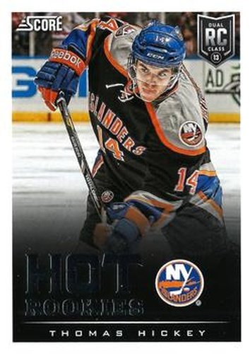 #632 Thomas Hickey - New York Islanders - 2013-14 Score Hockey