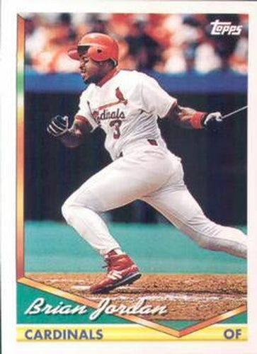 #632 Brian Jordan - St. Louis Cardinals - 1994 Topps Baseball