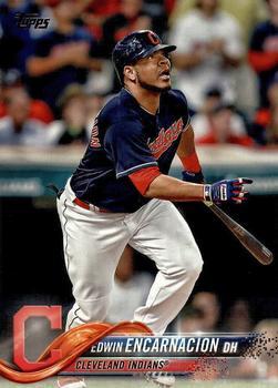 #632 Edwin Encarnacion - Cleveland Indians - 2018 Topps Baseball