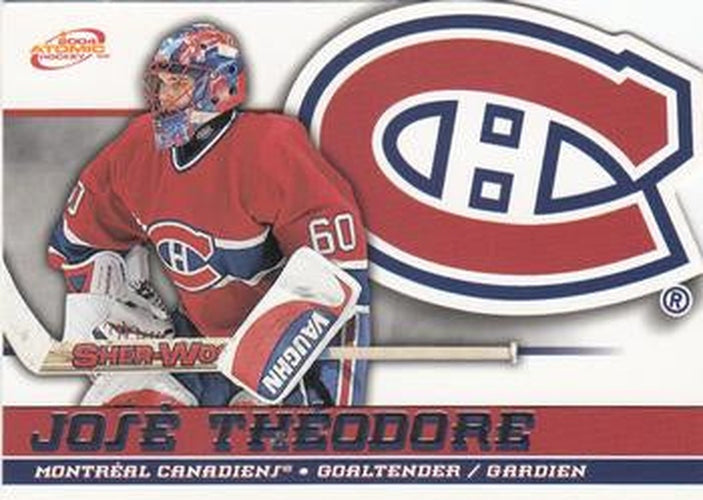 #29 Jose Theodore - Montreal Canadiens - 2003-04 Pacific McDonald's Hockey