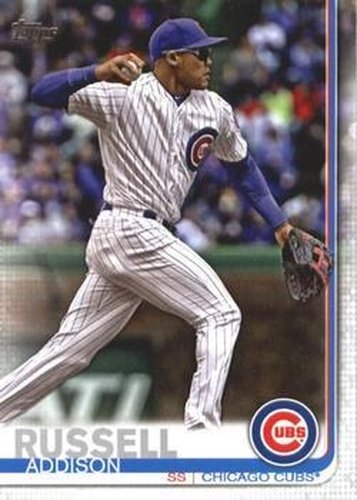 #633 Addison Russell - Chicago Cubs - 2019 Topps Baseball