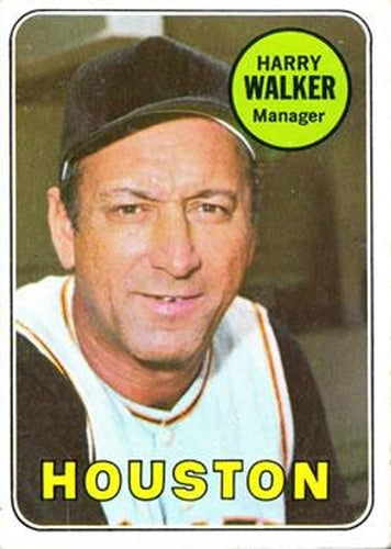 #633 Harry Walker - Houston Astros - 1969 Topps Baseball