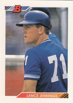#633 Lance Jennings - Kansas City Royals - 1992 Bowman Baseball