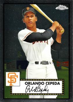 #633 Orlando Cepeda - San Francisco Giants - 2021 Topps Chrome Platinum Anniversary Baseball
